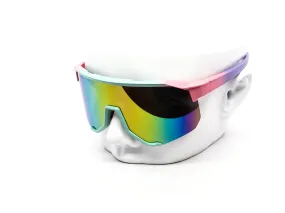 12 Pack: Beach Fest Oversized Shield Performance Wholesale Sunglasses
