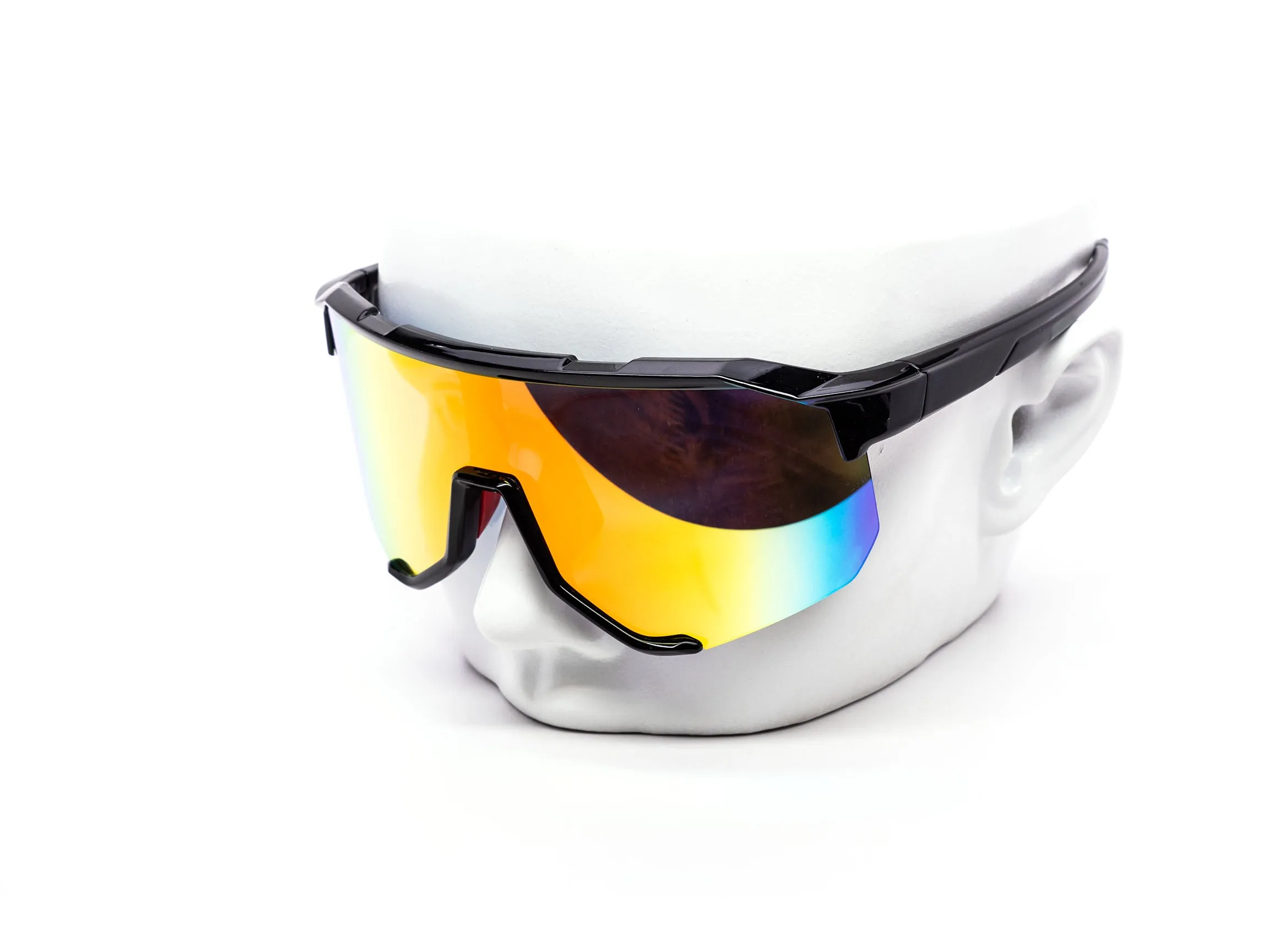 12 Pack: Beach Fest Oversized Shield Performance Wholesale Sunglasses