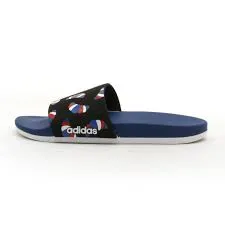 adidas blue graphic slides