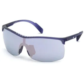 Adidas Women's Sunglasses - Matte Violet Half Rim Shield Frame | ADIDAS SP0003 82Z