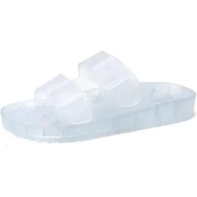 Adjustable Double Buckle Comfy Slides
