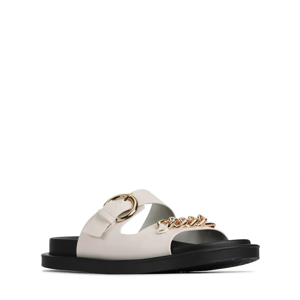 ALANI DOUBLE STRAP SLIDE SANDALS
