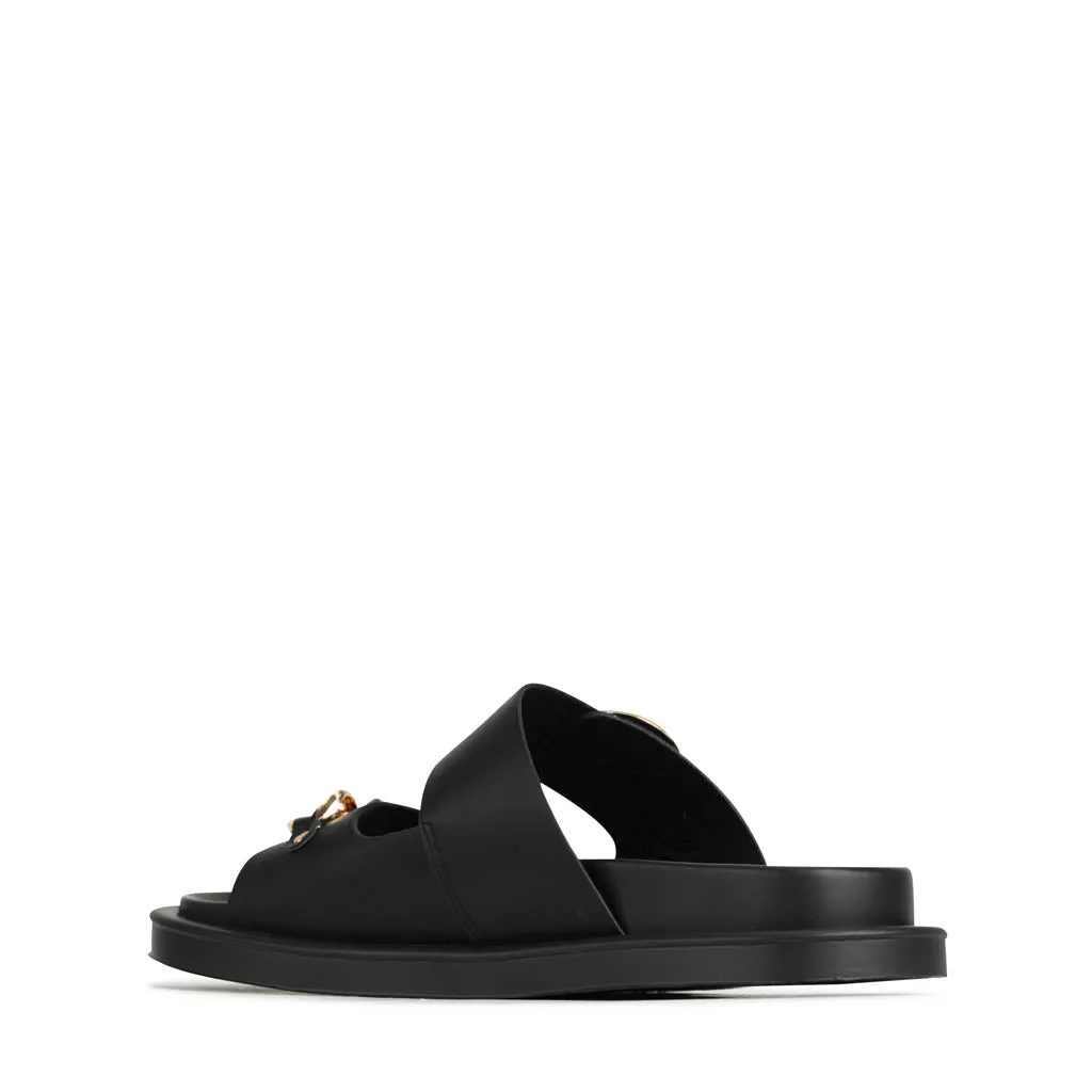 ALANI DOUBLE STRAP SLIDE SANDALS