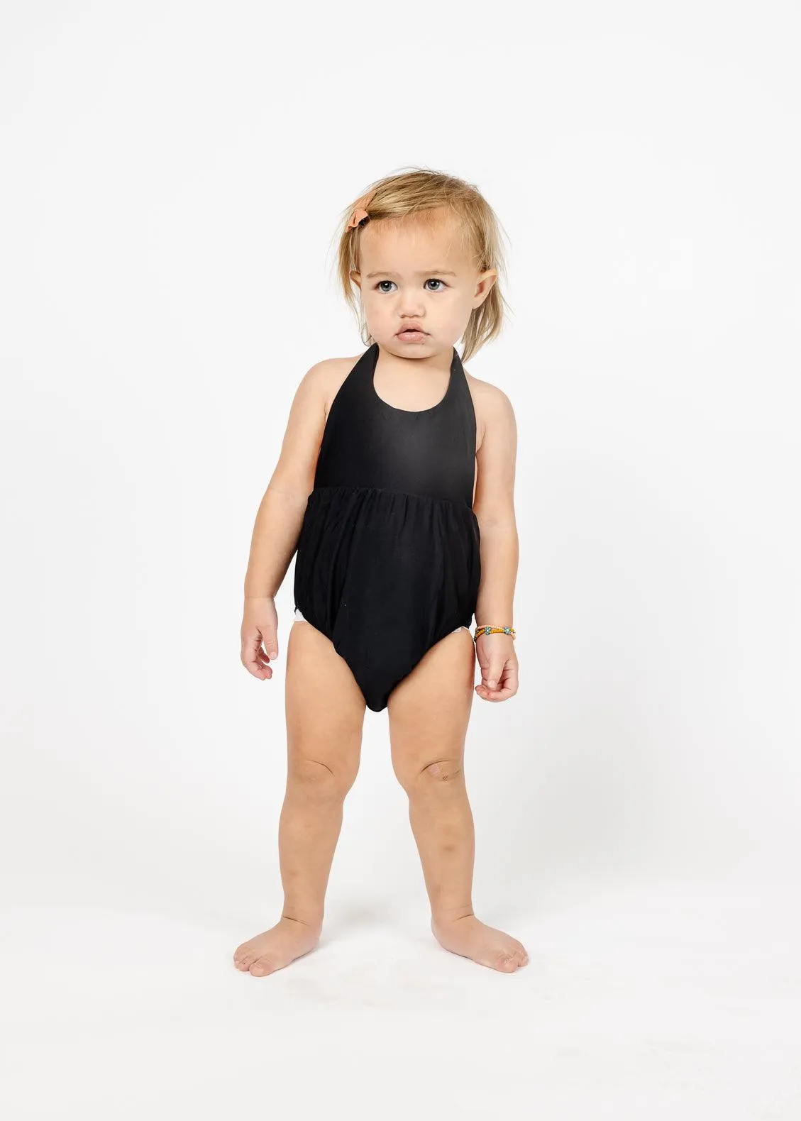 Baby Romper One-Piece | Black