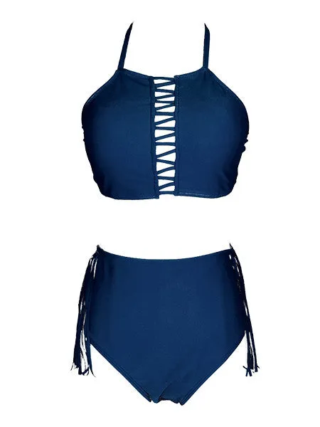 Beach Please Cutout Bikini Set