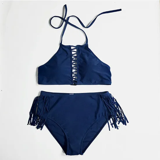 Beach Please Cutout Bikini Set