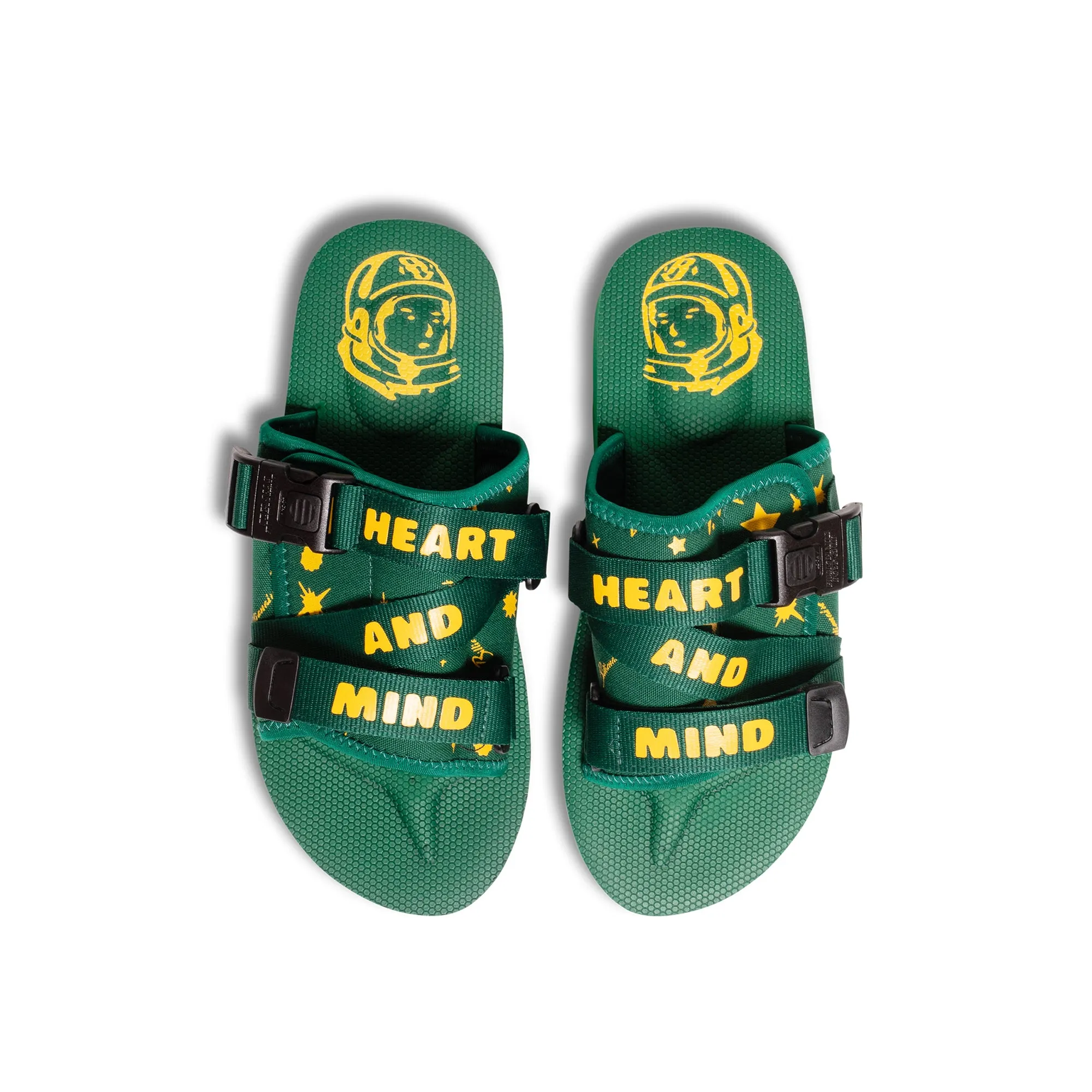 Billionaire Boys Club Mens Space Walker II Slides 'Verdant Green'