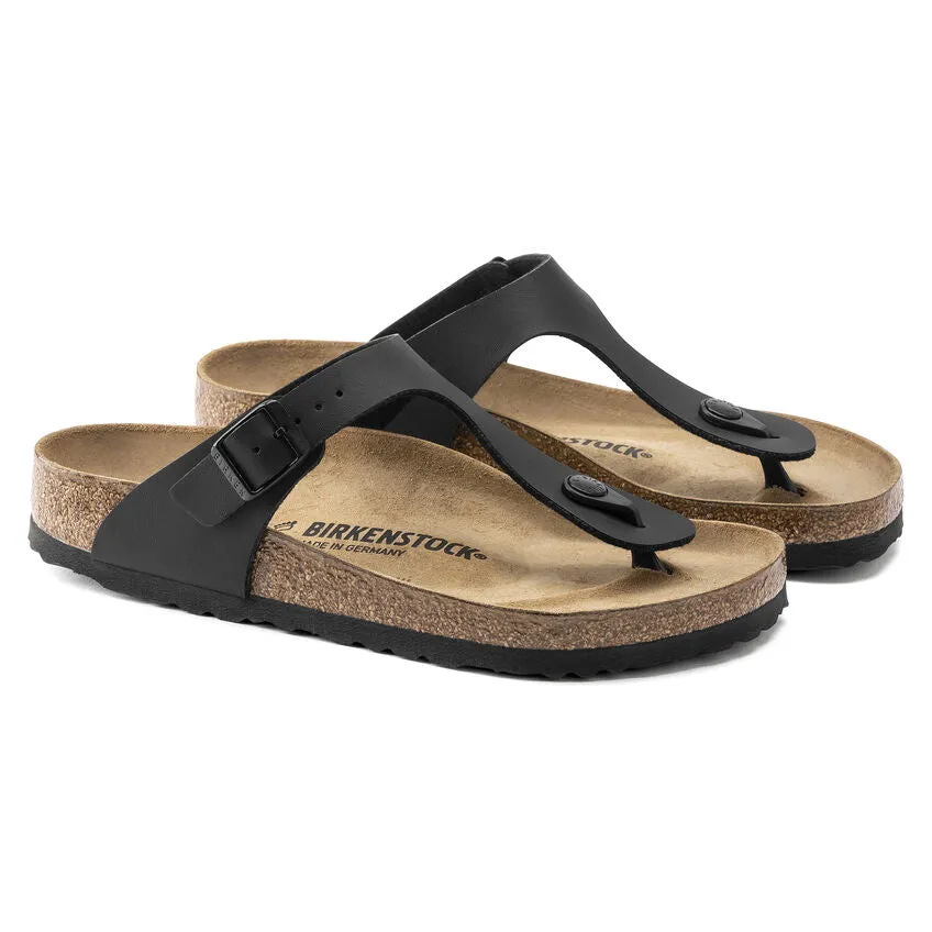 Birkenstock Women's Gizeh Birko-Flor Sandal - Black