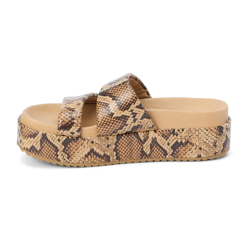 Blaine Snake Platform Sandals