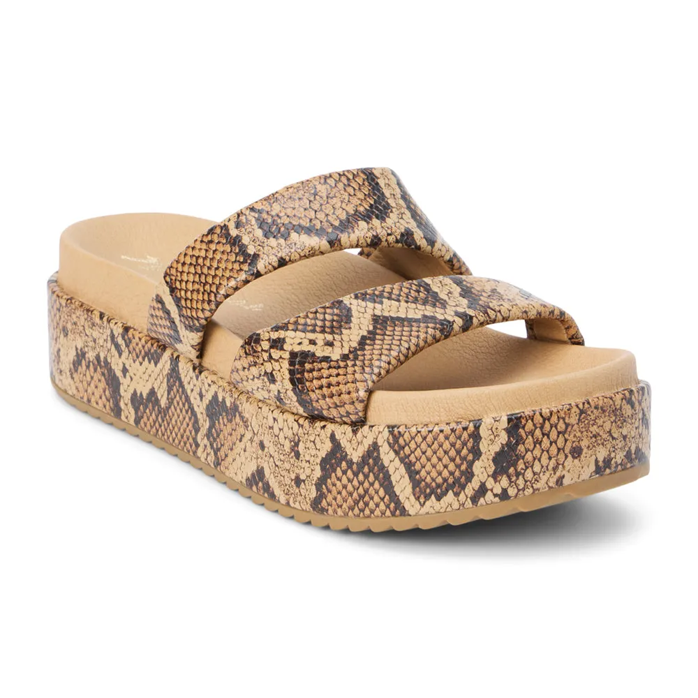 Blaine Snake Platform Sandals