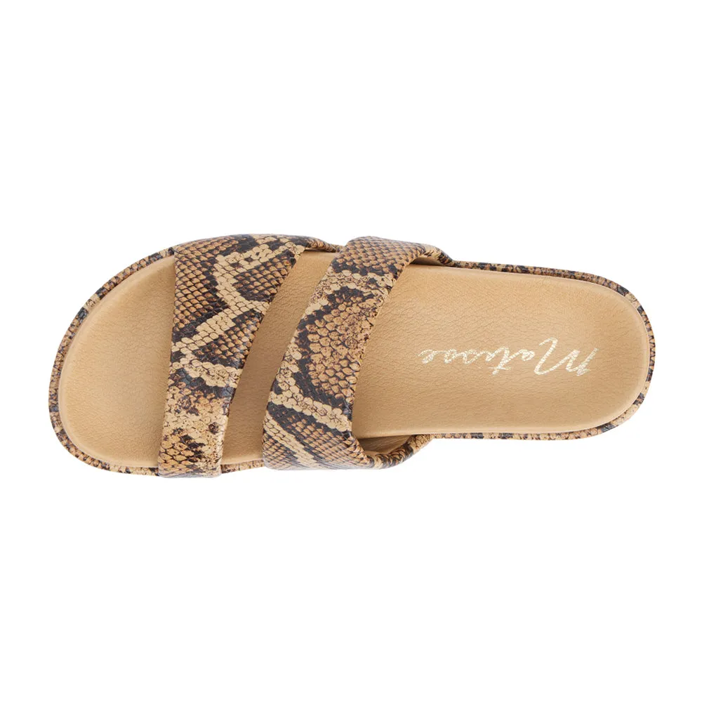 Blaine Snake Platform Sandals