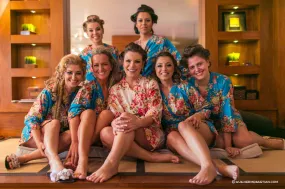 Blue Bridesmaids Robes