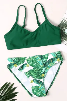 Boho Girls Tropical Bikini Swimsuit