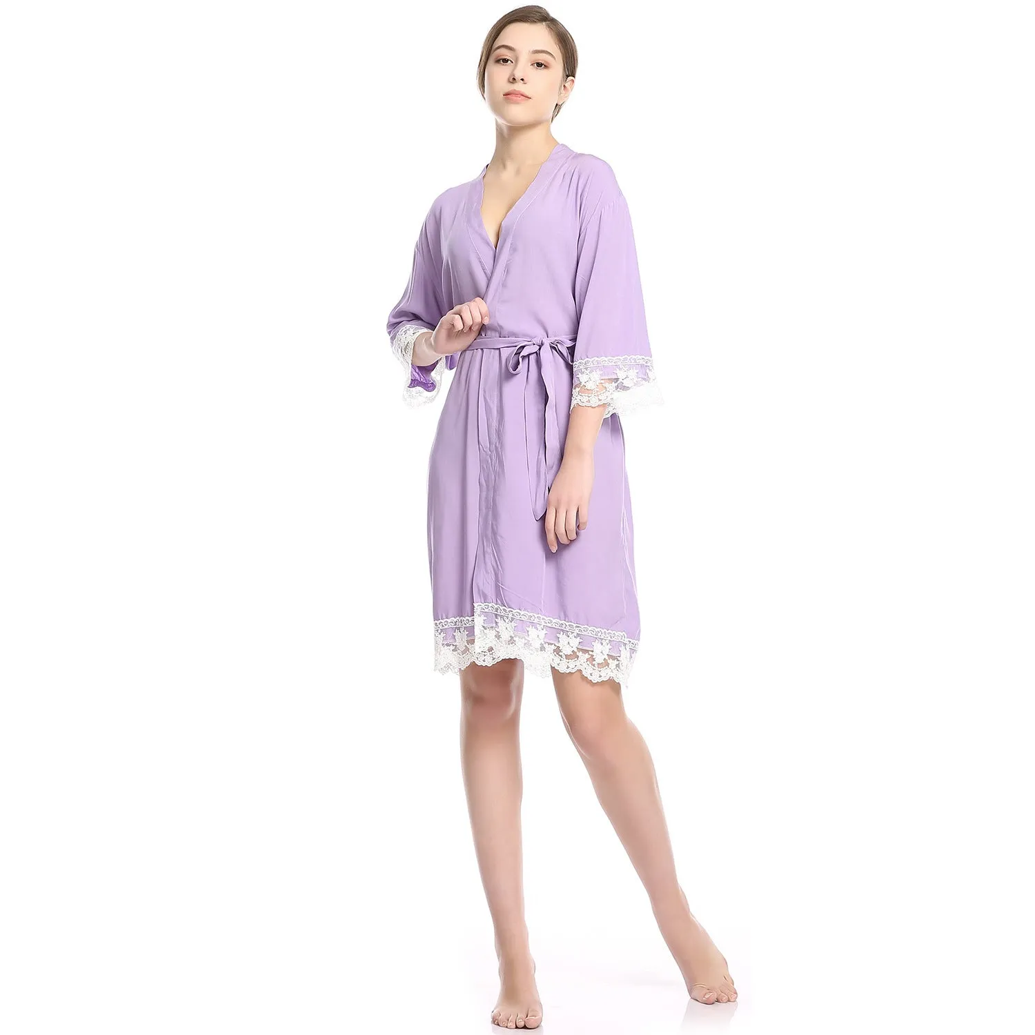Bridesmaid Gifts Bridesmaid Cotton Robes Bridal Cotton Robe Bridal Party Robes