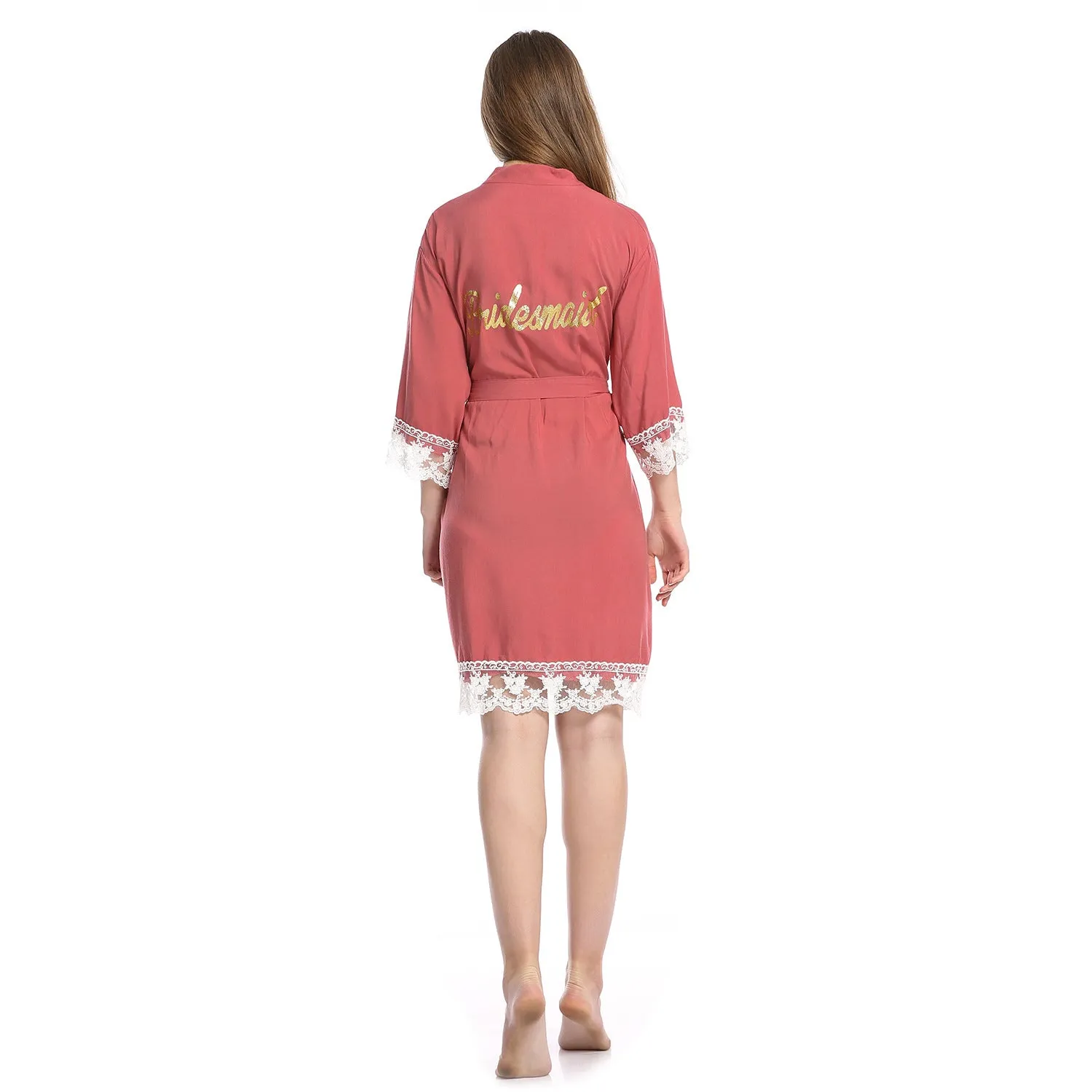 Bridesmaid Gifts Bridesmaid Cotton Robes Bridal Cotton Robe Bridal Party Robes