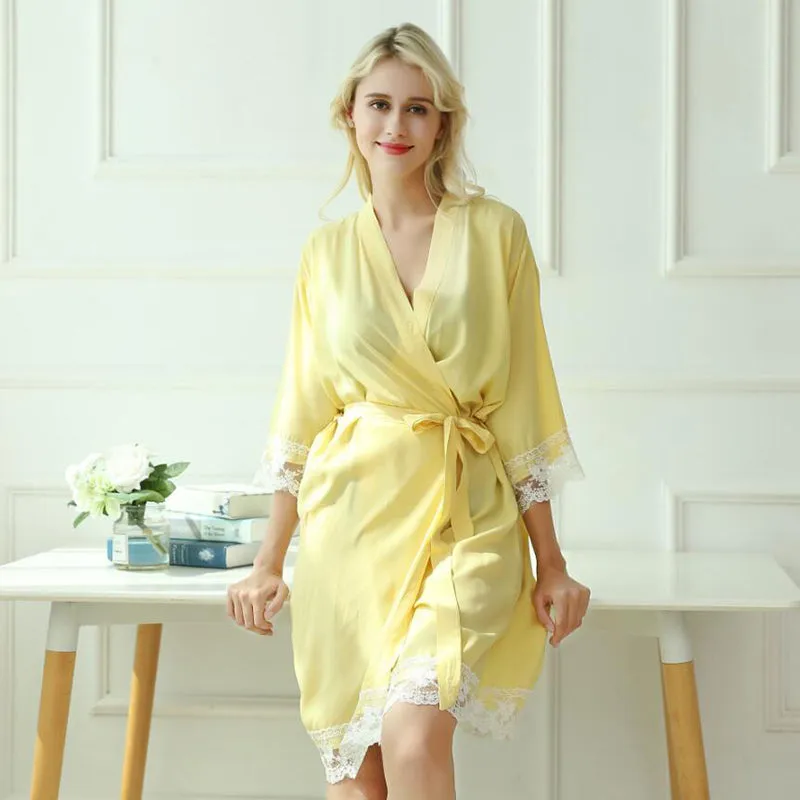 Bridesmaid Gifts Bridesmaid Cotton Robes Bridal Cotton Robe Bridal Party Robes