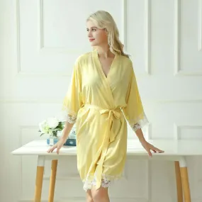 Bridesmaid Gifts Bridesmaid Cotton Robes Bridal Cotton Robe Bridal Party Robes