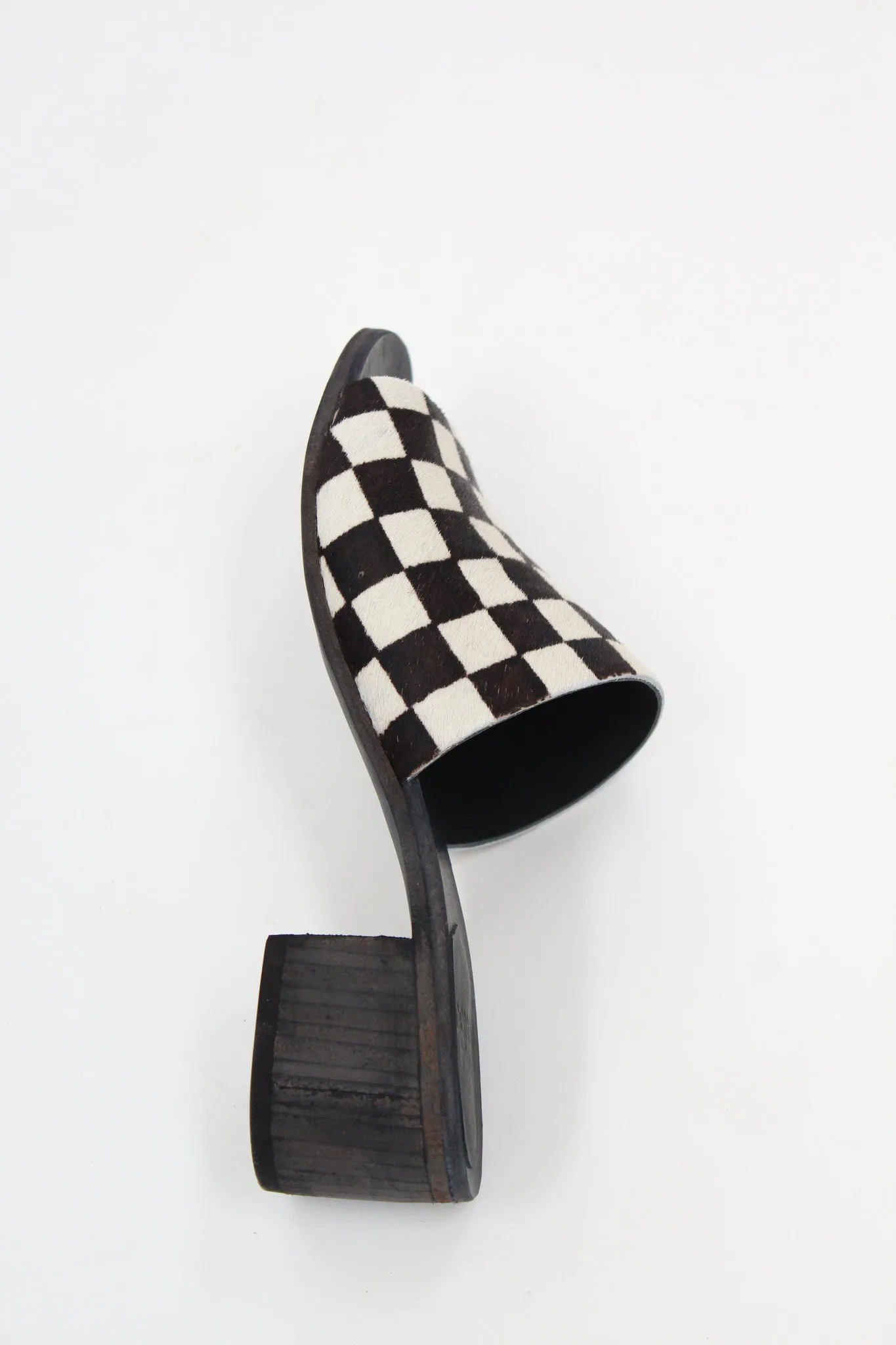 Carly Checkered Slides