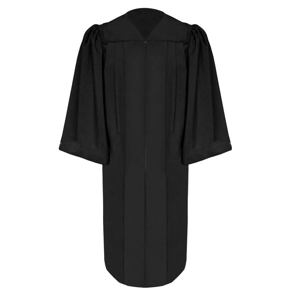 Deluxe Black Choir Robe