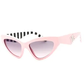 Dolce & Gabbana DG4439 Sunglasses Pink / Rose Gradient Grey Mirror Blue