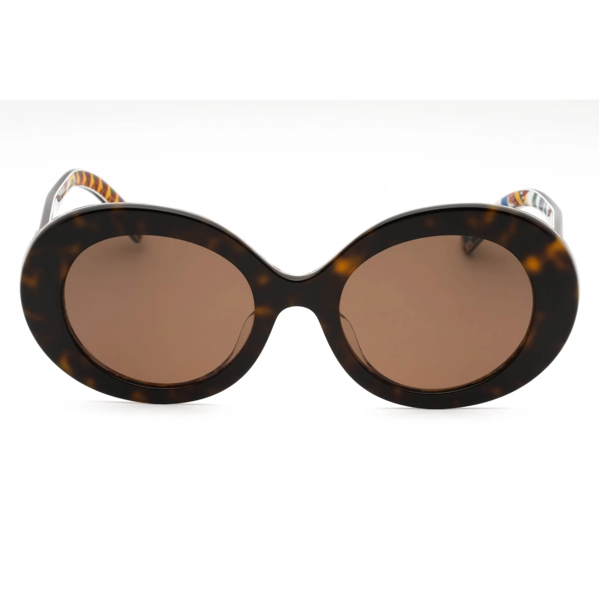 Dolce & Gabbana Women's Sunglasses - Havana Plastic Oval Shape Frame| 0DG4448F 321773