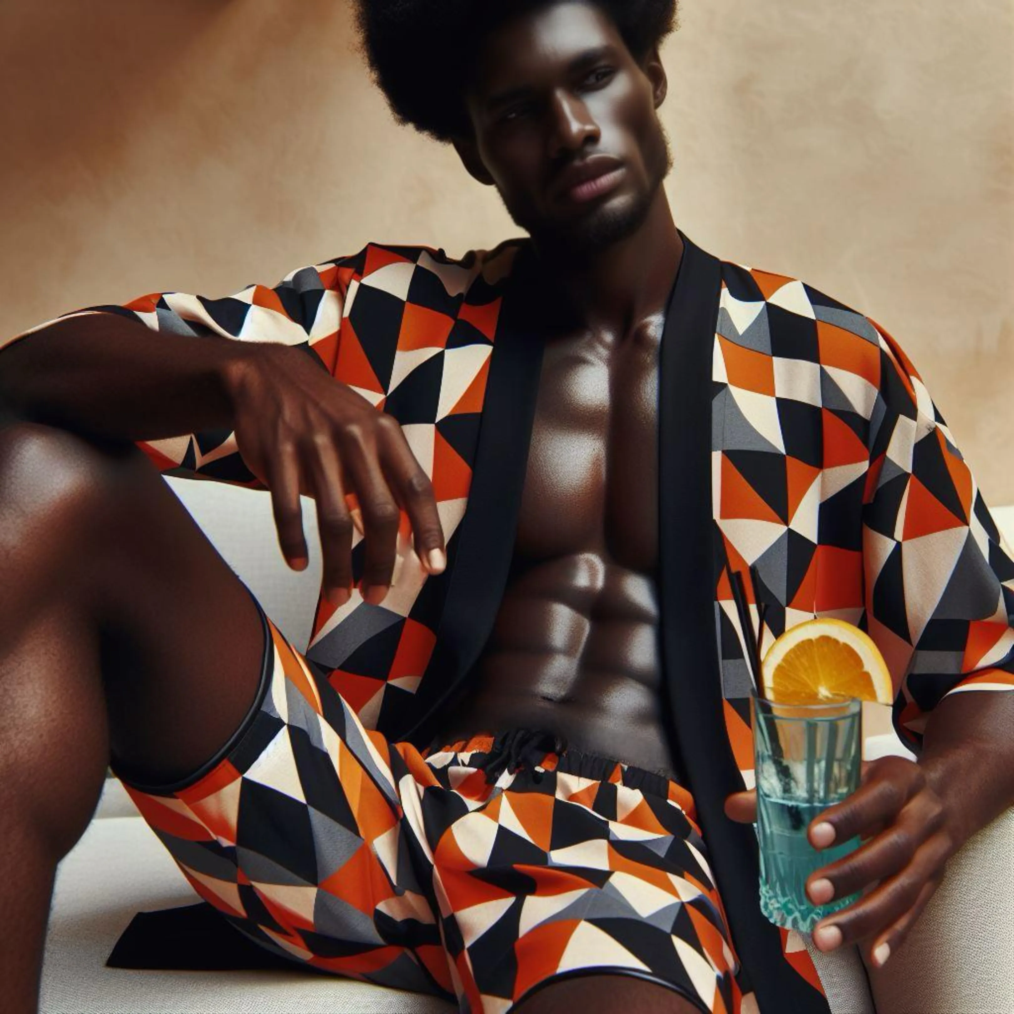 Fayah Athletics GRIFFIN UNISEX SUN ROBE/KIMONO