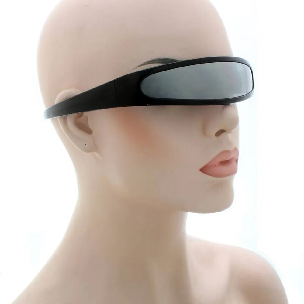 Futuristic Sunglasses with Mirror Lens- Assorted