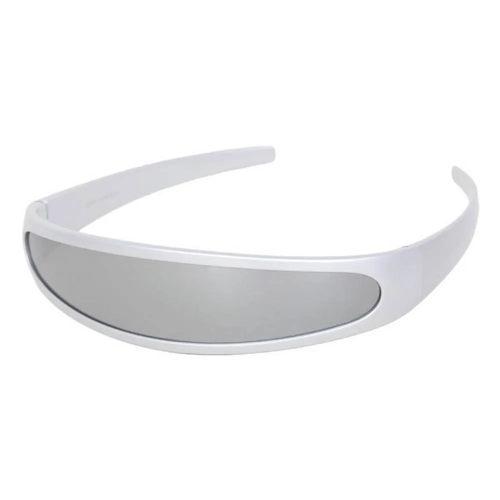 Futuristic Sunglasses with Mirror Lens- Assorted