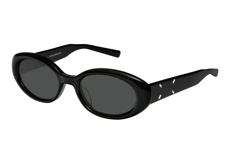 Gentle Monster Maison Margiela Oval Sunglasses Black
