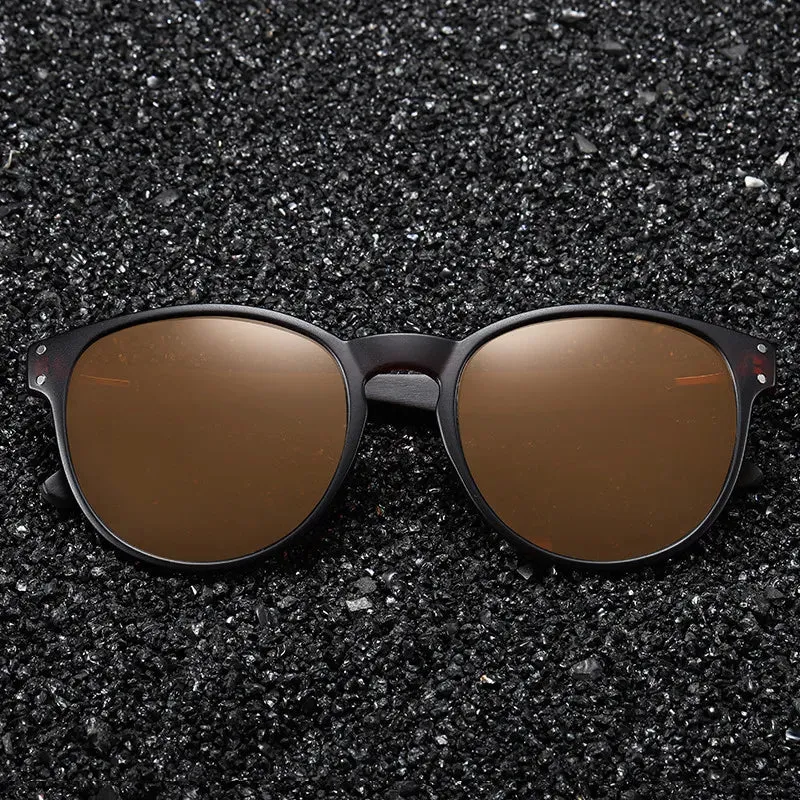 GM Unisex Polarized Wooden Sunglasses