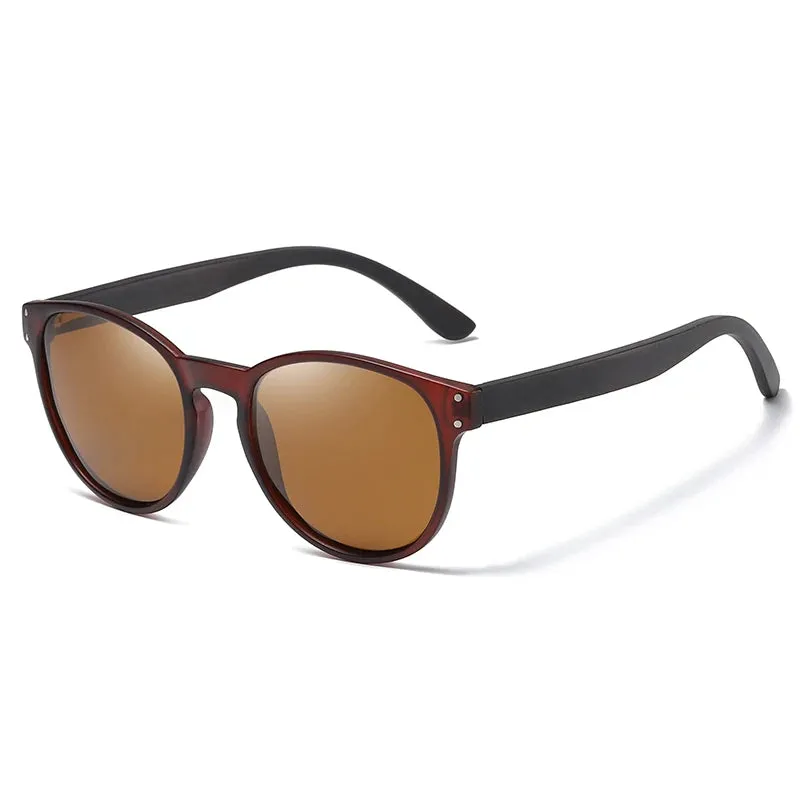 GM Unisex Polarized Wooden Sunglasses