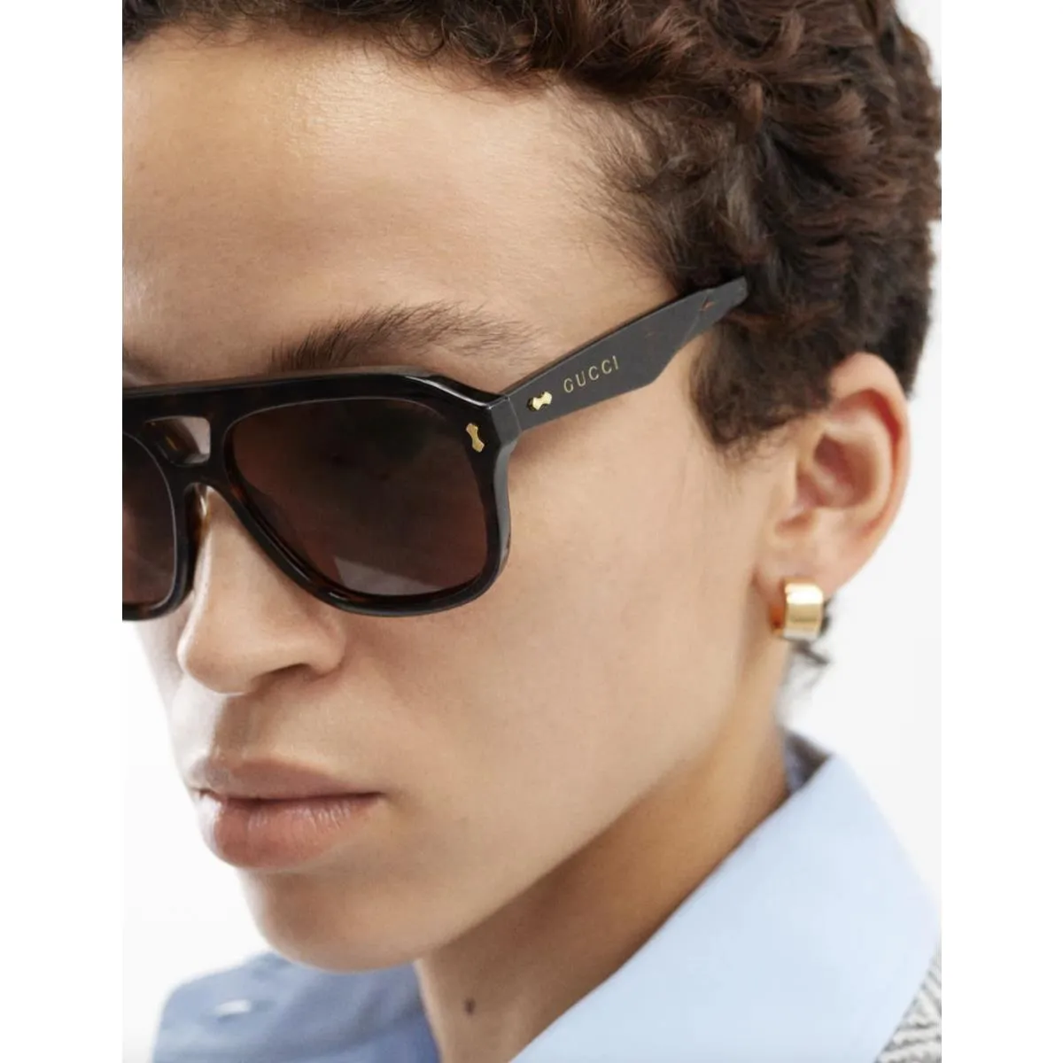Gucci Men's Sunglasses in Black GG1263S-001 with Certificate of Authenticity