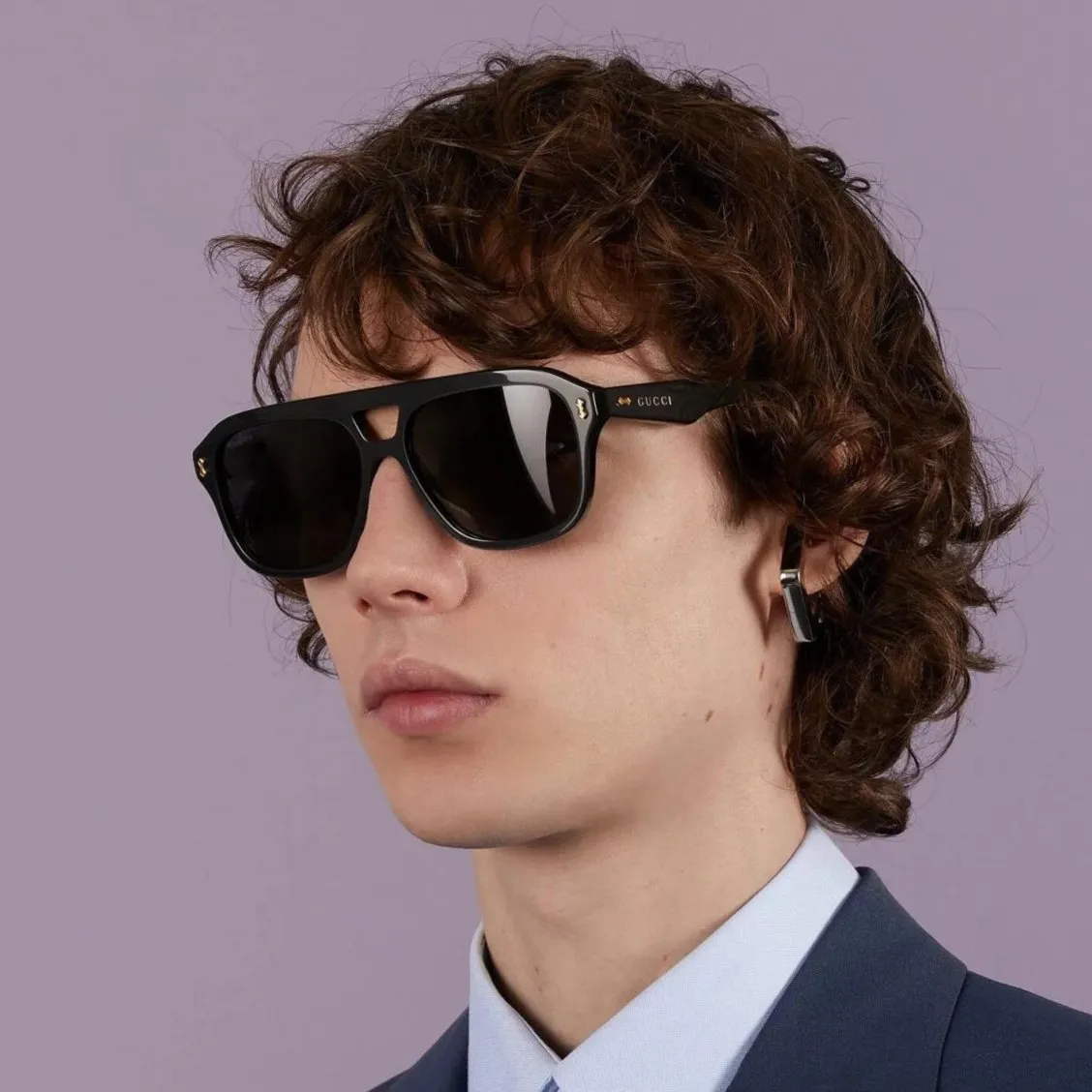 Gucci Men's Sunglasses in Black GG1263S-001 with Certificate of Authenticity