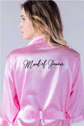 Handwritten Style - Maid of Honour Robe