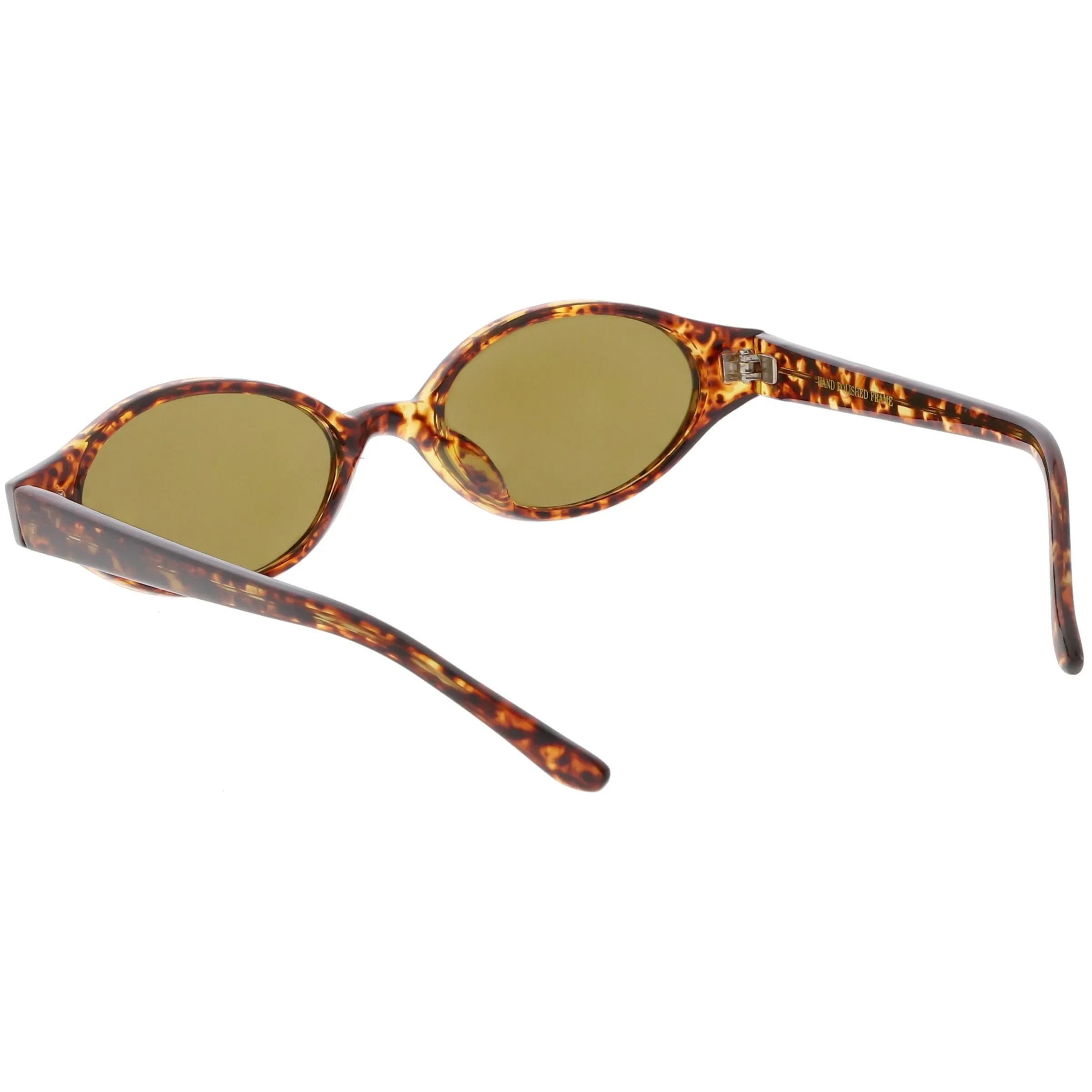 Indie True Vintage Pinched Oval Round Sunglasses C648