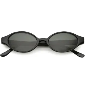 Indie True Vintage Pinched Oval Round Sunglasses C648