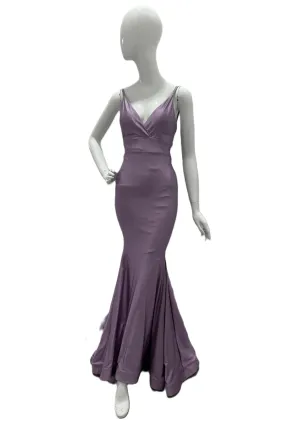 Jessica Angel Spaghetti Cross Over Front Gown