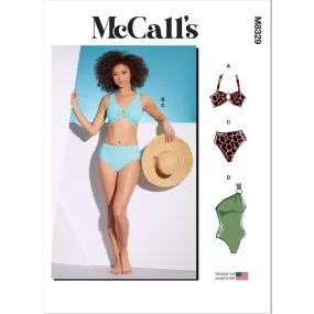 McCall's Pattern M8329 Misses' Swimsuits