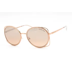 Michael Kors 0MK1118B Sunglasses Rose Gold / Silver Khaki Gold Mirror Women's