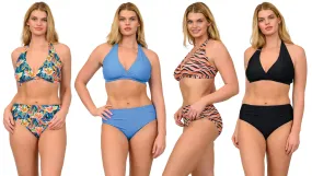 MS-BP2P04 - Women's Halter Two-Piece Set
