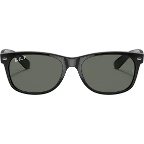 New Wayfarer L - Black/G-15 Green