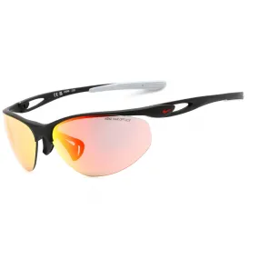Nike NIKE AERIAL M DZ7354 Sunglasses Black / Red Mirror