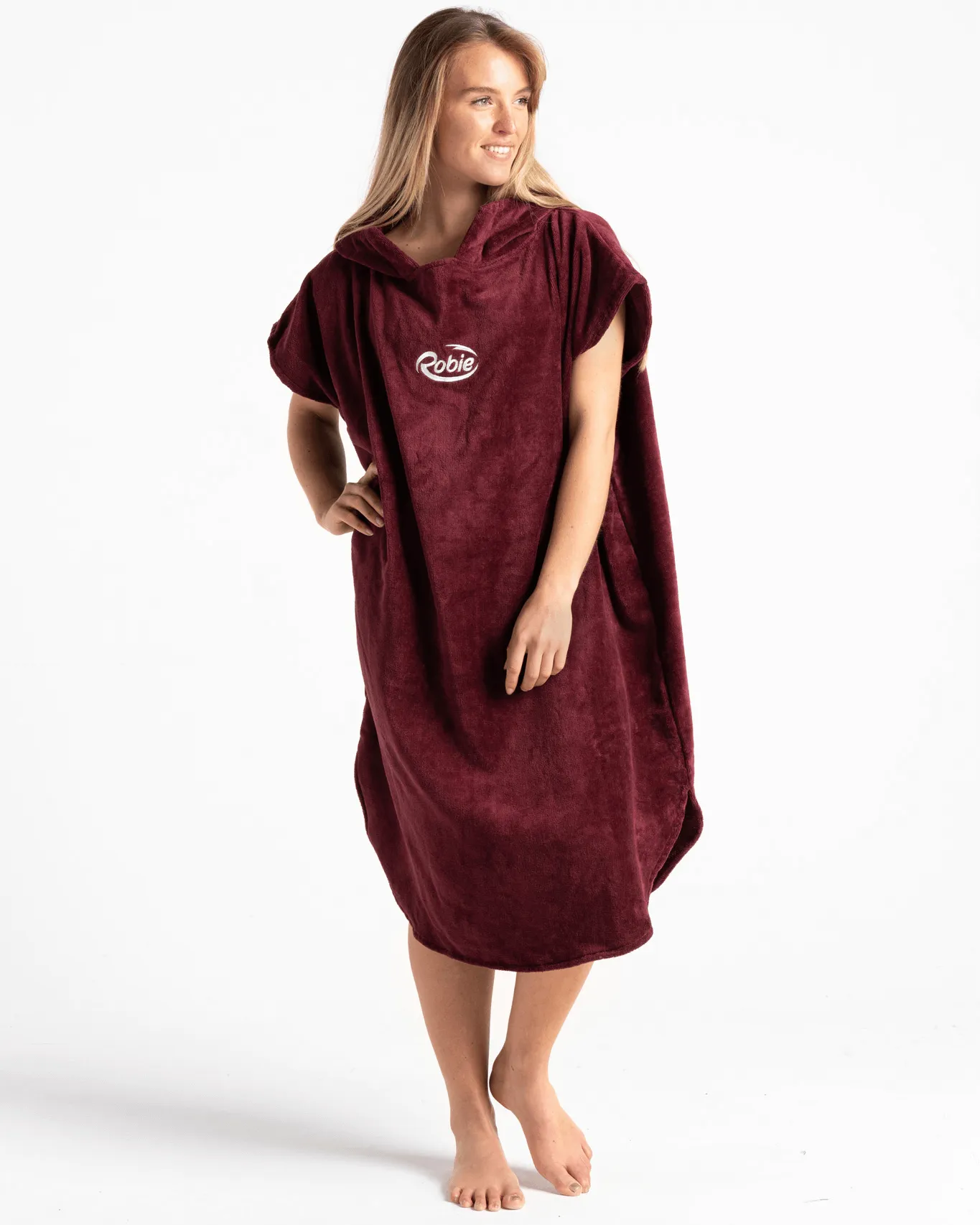 Original-Series Short Sleeve Changing Robe in Wine