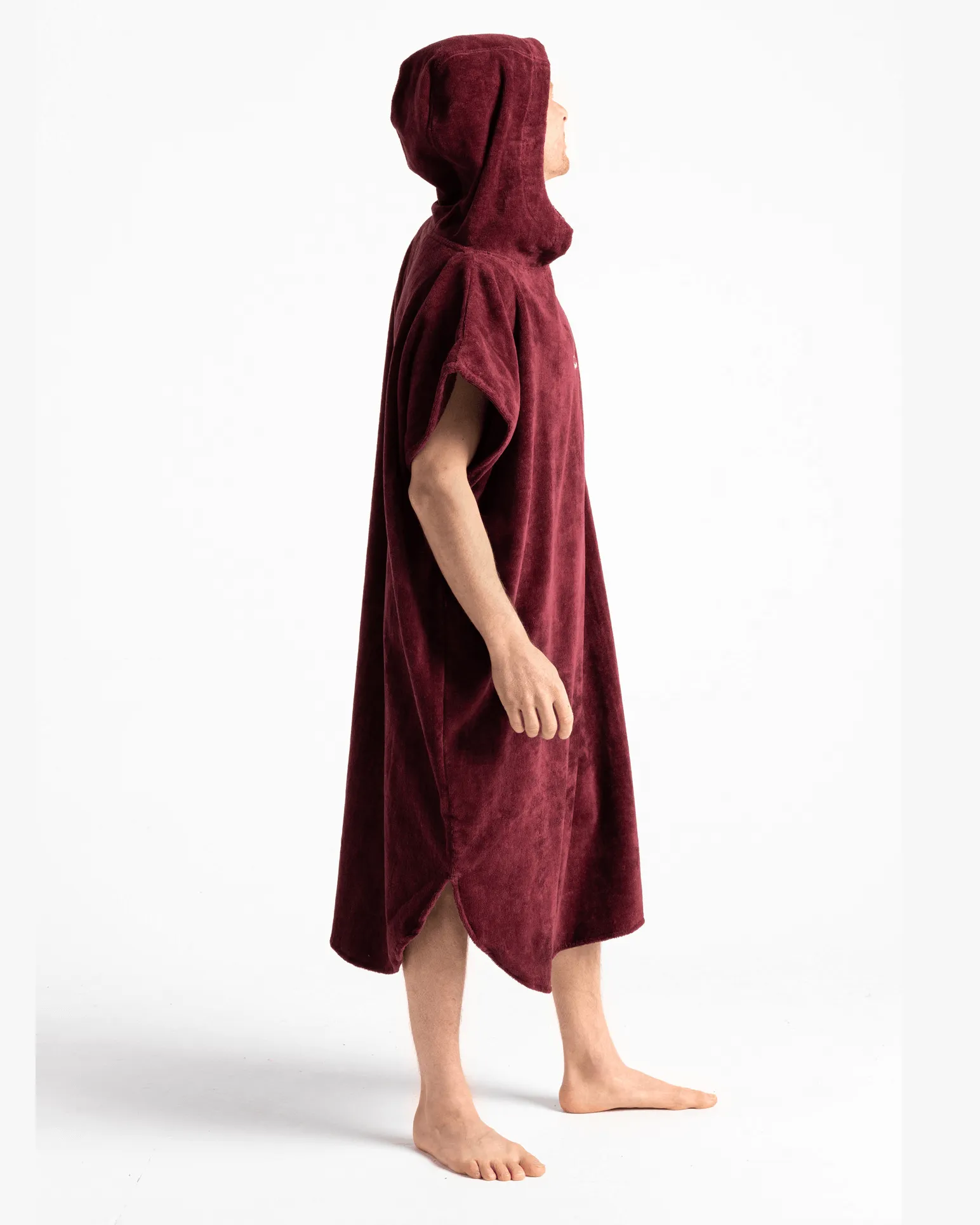 Original-Series Short Sleeve Changing Robe in Wine