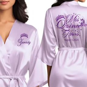 Personalized Lilac Mis Quince Años Robes