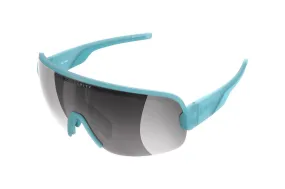 POC Aim Clarity Sunglasses Kalkopyrit Blue Frame Violet Silver Mirror Lens
