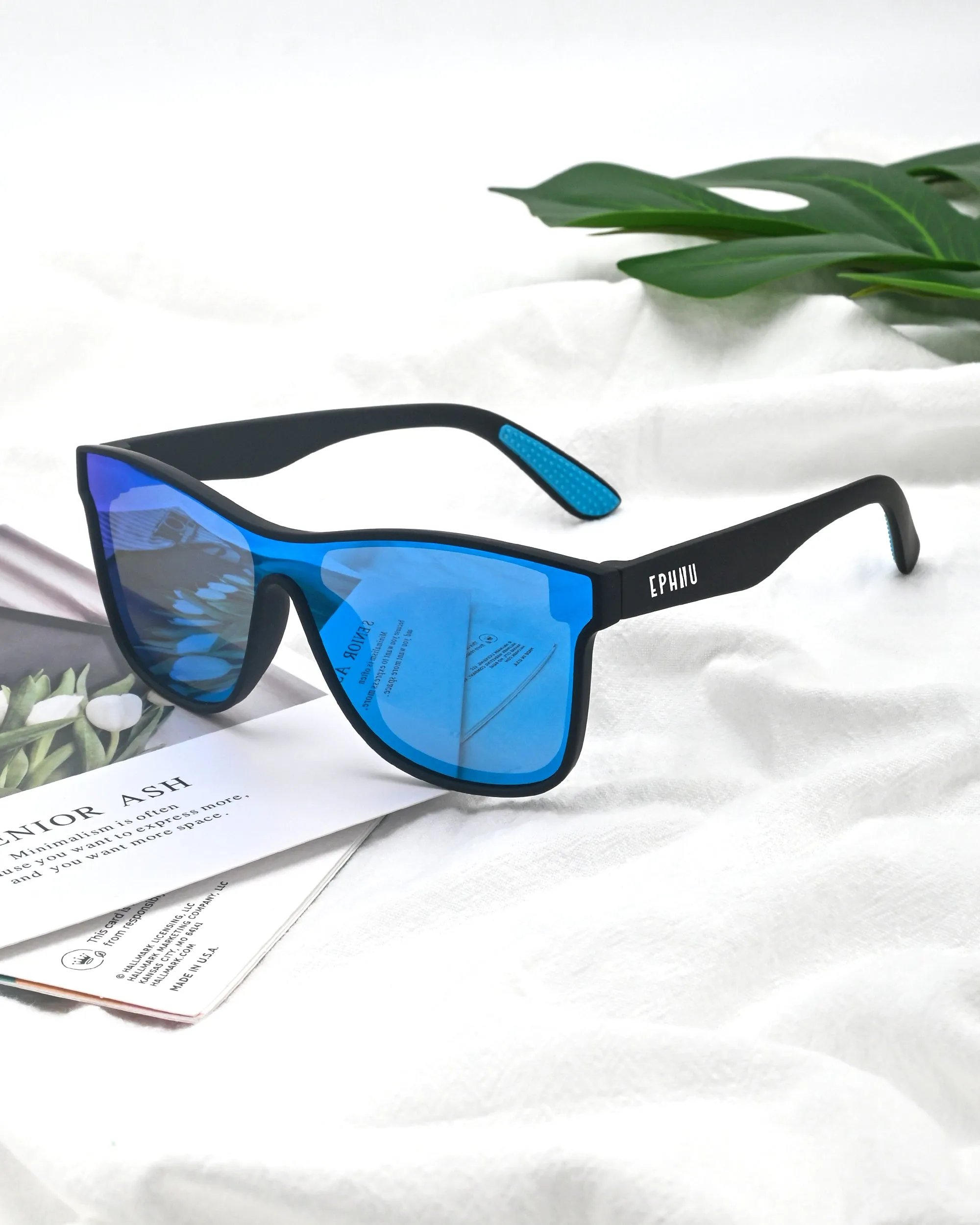 Polarized Sports Sunglasses with Full Mirror Lens YS009-C6