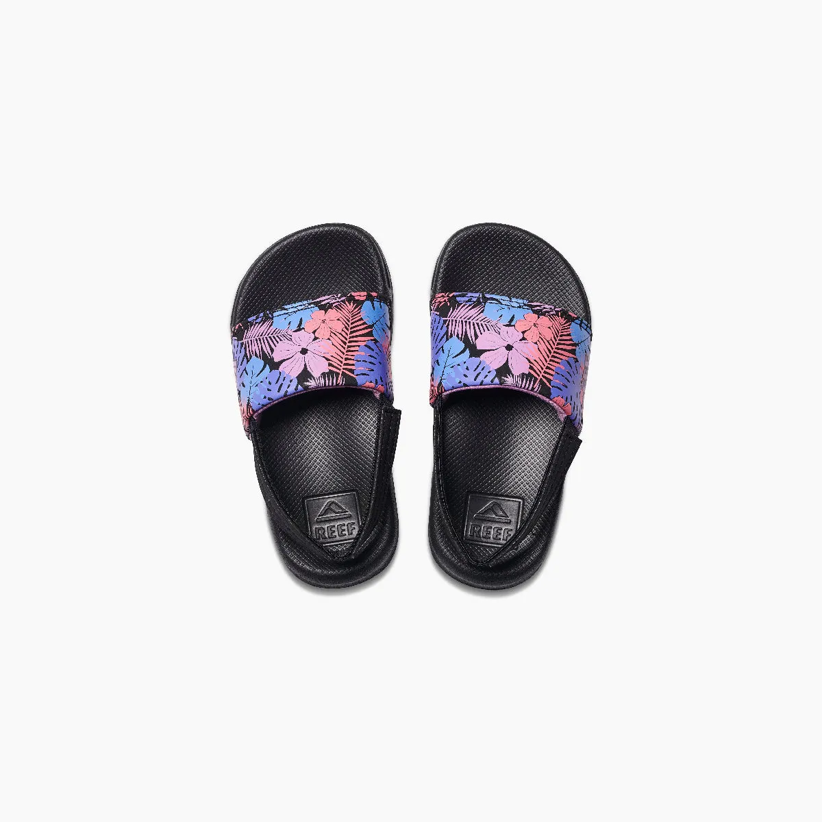 Reef Little One Slide Sandal-Purple Fronds