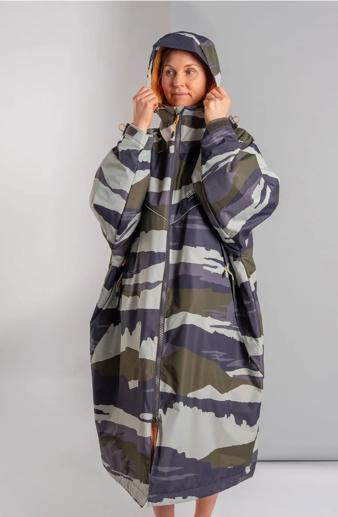 SALTROCK Recycled Changing Robe - Camo Stripe