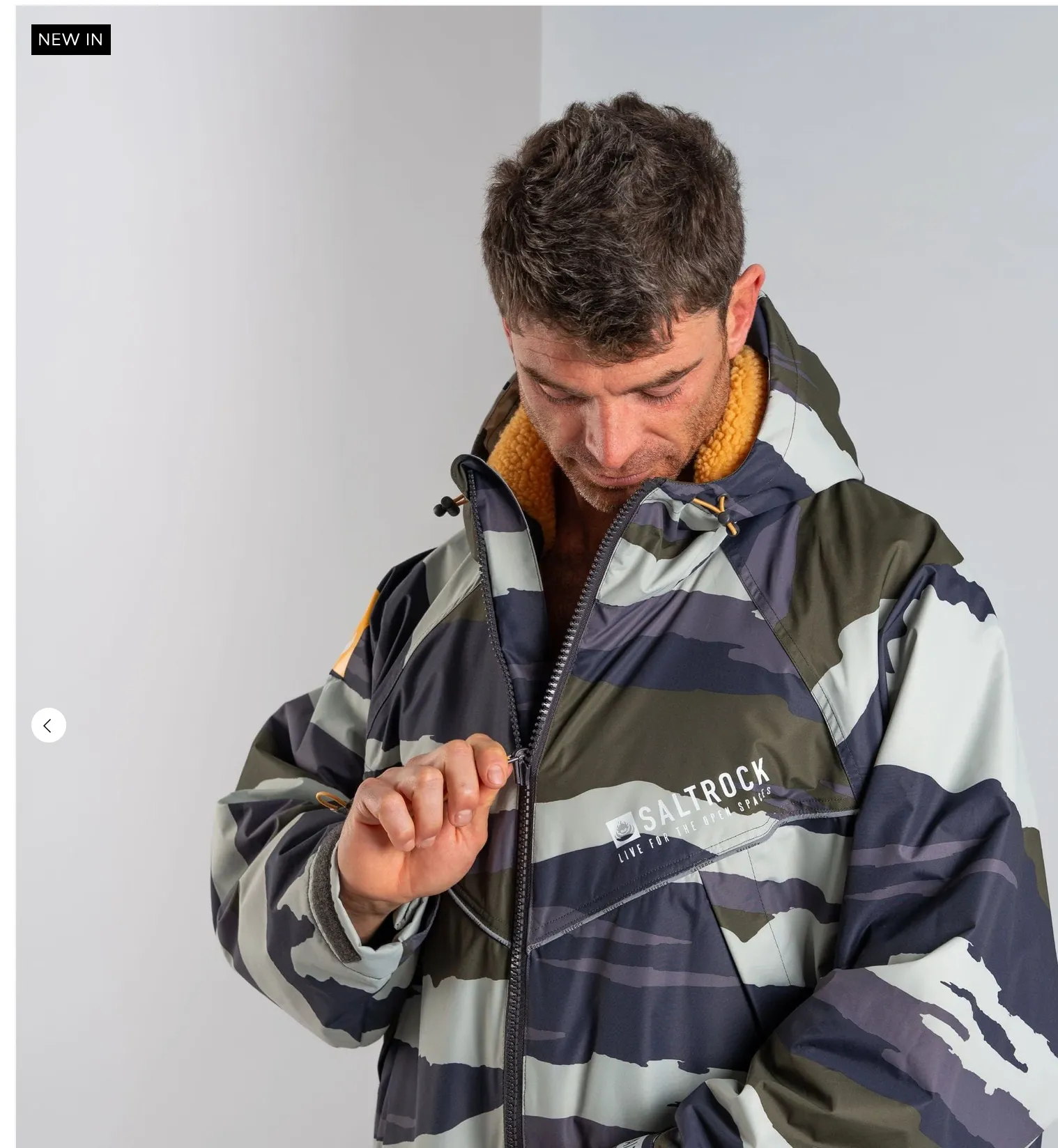 SALTROCK Recycled Changing Robe - Camo Stripe